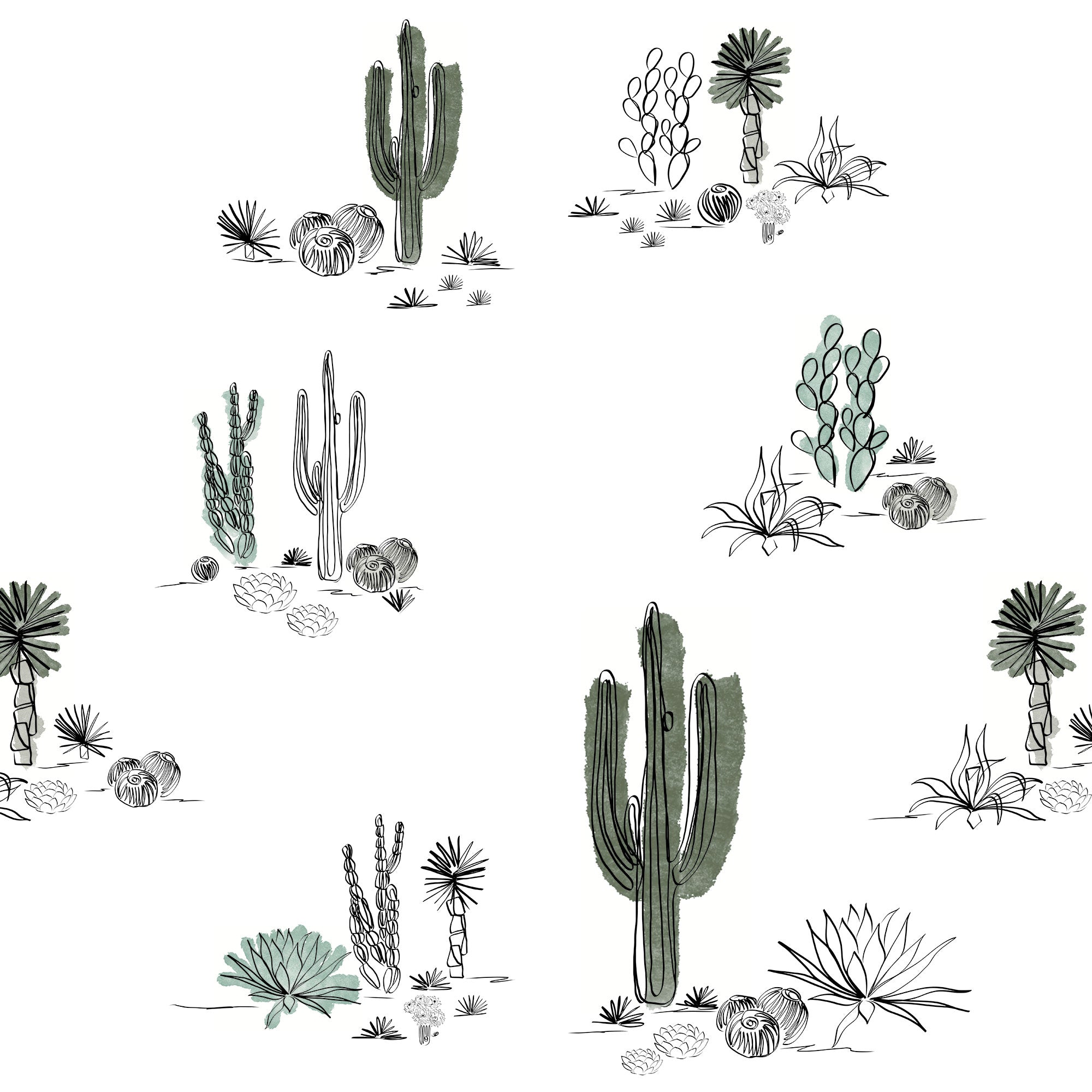 PRICKLE MY FANCY CACTUS WALLPAPER COLLECTION