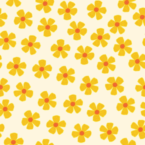 Desert Poppy blanket of poppies logo wallpaper pattern in yellow