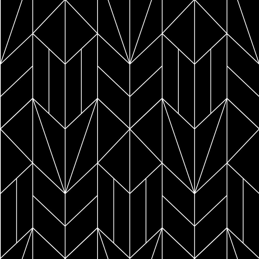 What&#39;s The Point wallpaper pattern, white over black